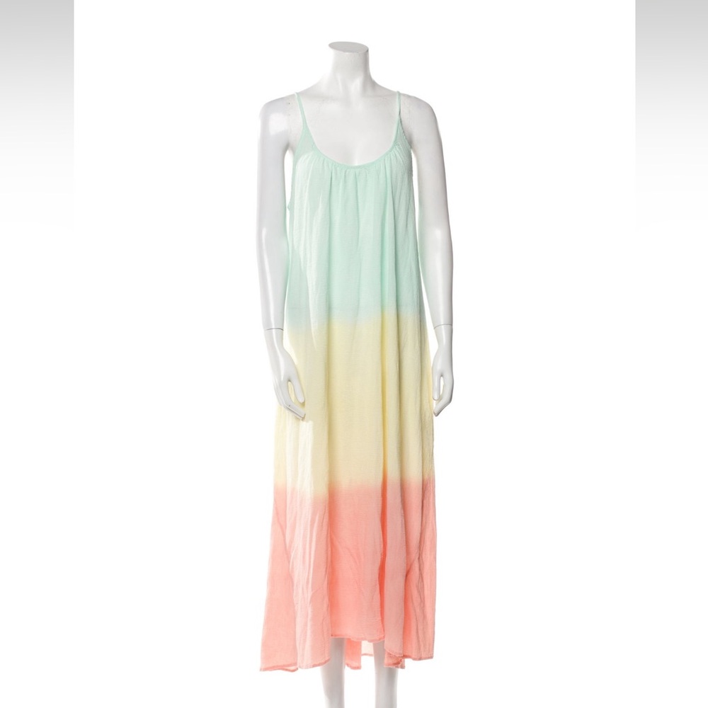 🌈 9Seed Tie-Dye Print Long Dress Sz One Size 🌈